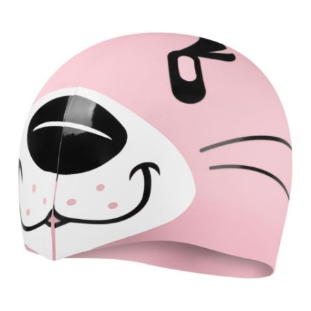 JUNIOR SILICONE PRINTED CHARACTER CAP IU ARIA BLOSSOM/WHITE